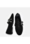 Big Number Genuine Suede Leather Shoes 41-42-43-44-Black Suede - 4