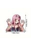 Anime Girl Sticker laptop, car, motorcycle sticker - 3