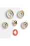 Organic Shapes Polymer Clay Cutter Pack,, 5 Model Polymer Clay Molds, No: 968 - 2