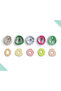 Organic Shapes Polymer Clay Cutter Pack,, 5 Model Polymer Clay Molds, No: 968