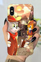 Apple iPhone X Compatible Tom & Jerry Patterned Hd Printed Silicone Case