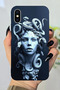 Apple iPhone XS Compatible Medusa Patterned Hd Printed Silicone Case