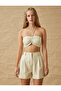 Crop Tank Top Halter Neck Linen Blend - 3