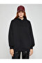 Basic Oversize Sweatshirt Hooded with Fleece Inside - 3