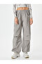 Parachute Trousers Relaxed Cut with Floor Detail and Pockets - 3