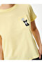 Pocket Detailed Printed T-Shirt Cotton Short Sleeve Crew Neck - 5