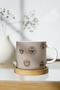 White Porcelain Patterned Nescafe Cup - 3