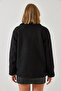Women's Black Medium Length Boucle Jacket 2603 60351265 - 3