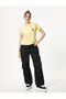 Pocket Detailed Printed T-Shirt Cotton Short Sleeve Crew Neck - 2