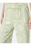 Ethnic Patterned Wide Leg Trousers Comfortable Fit High Waist - 5