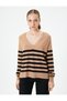 Knitwear Sweater V-Neck Long Sleeve Viscose Blend - 3