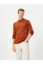 Acrylic Knitwear Sweater Half Turtleneck