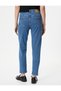 High Waist Slim Fit Jeans Relaxed Fit Skinny Crop Leg Stretchy Cotton - Mom Jean - 4