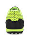 Cycle I Men's Astroturf Black / Green Football Shoes - 6