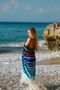 Ocean Reef Flame, 100X180 Cm, with Carrying Bag, Eco-Friendly, Unpainted, Zero Waste Beach Towel - 6