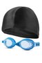 Set of 2 Boneli Swimming Goggles Waterproof Swimming Pool Sea Glasses Blue 1115 - 2