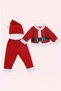 Baby Boy Santa Claus Dress 2-Piece Set with Hat and Belt Gift