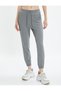 Basic Jogger Sweatpants with Tie Waist Pocket - 3