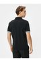 Polo Neck T-Shirt Slim Fit Buttoned Short Sleeve - 4