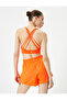 Covered Sports Bra with Cross Strap on the Back - 4