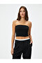 Crop Strapless Top Viscose Mixed - 3