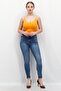 Women Skinny Fit Wash Stretchable Denim Jeans, Denim Blue - 4