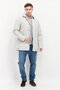 Men Solid Long Sleeve Softshell Jacket, Stone - 4