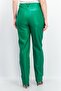 Women Regular Fit Plain Pants, Green - 2