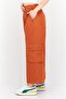 Women Regular Fit Wide Leg Plain Cropped Pants, Brown - 3
