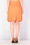 Women Plain Mini Skirt, Coral - 3