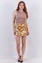 Women Textured Allover Print Mini Skirt, Multicolor - 2