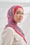 Ethnic Voile Pashmina Pattern Shawl - Fuchsia