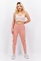 Women Sportswear Fit Training Leggings, Peach - 3