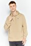 Men Sportswear Fit Long Sleeve Training Hoodies, Beige