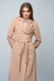 Apolet and Polo Pocket Detailed Double-Breasted Medium Length Coat Kamel 3009 - 3