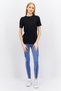 Women Sportswear Fit Short Sleeves Training T-Shirt, Black - 4