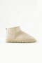 Liana Cream Suede Thin Sole Women's Boots with Fur Inside - 2