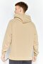 Men Sportswear Fit Long Sleeve Training Hoodies, Beige - 4