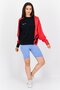 Women Sportswear Fit Brand Logo Training Sweatshirt, Black - 3