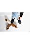 Liana Black Suede Thin Sole Women's Boots with Fur Inside - 4