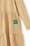 Girls - Two String Long Sleeve Basic Dress - 4