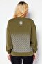 Women Sportswear Fit Long Sleeves Training Sweatshirt, Olive - 3