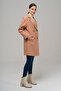 Double Breasted Oversize Herringbone Coat SOMON 3949 - 8