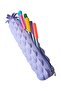 Silicone Pineapple Pen Holder Purple 1 Piece Silicone Pen Box Fun Cute Pineapple Figured Gift K - 2
