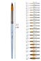 Watercolor Brush No:24 1 Piece Synthetic Bristle Water Color Professional Brons Brush Art and Hobby Acrylic B