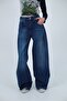 Baggy Loose Fit Jeans with Blue Wash