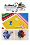 Adhesive Glitter Eva Blue A4 20X30 5 Pieces 1 Pack Hobby Preschool Nursery Kindergarten Eva Adhesive Glitter - 6
