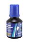 Blue Round Tip Marker Permanent Pen 6 Pieces Hi-Text Marker Ink Blue 30 Ml 1 Piece Bronze Sleeve - 3