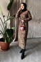 Leopard Print Knit Dress - 2