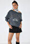 Cotton Brooklyn Written Relaxed Fit Sweatshirt - 2